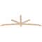 Ekena Millwork Alberta Smooth Timber Gable Bracket, Douglas Fir, 84"W x 31"H x 1 1/2"D x 3 1/2"F, 9/12 Pitch GBW084X31X0204ALB00SDF - alternate 2